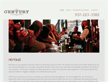 Tablet Screenshot of centurybourbon.com